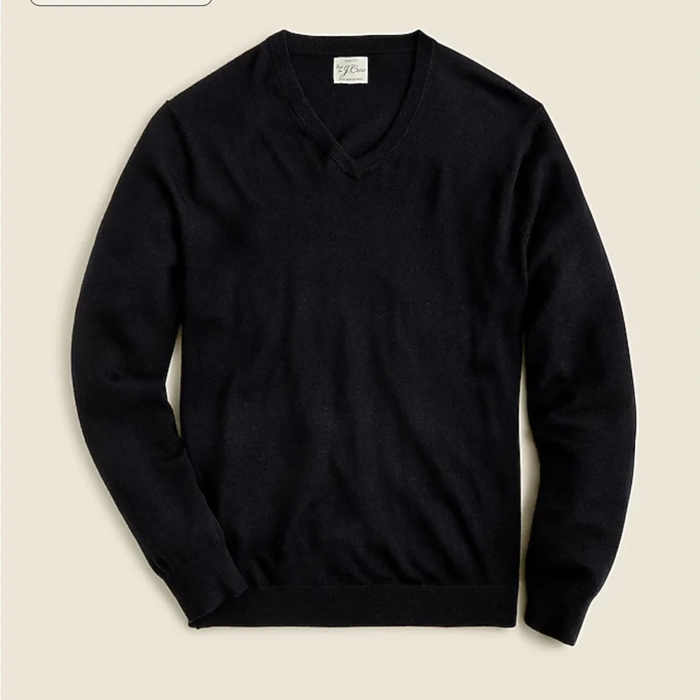 EUC J. Crew Merino wool V-neck sweater